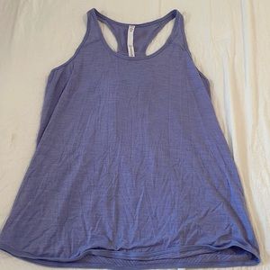 Lululemon Twist Back Lavender Tank Top